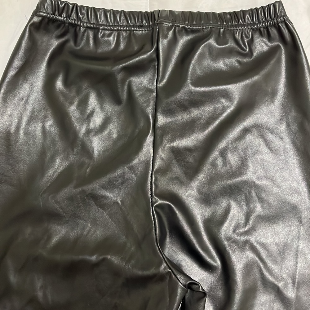 Black Split Hem Pants - image 3